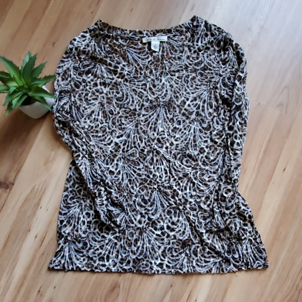 Leopard Kenneth Cole shirt